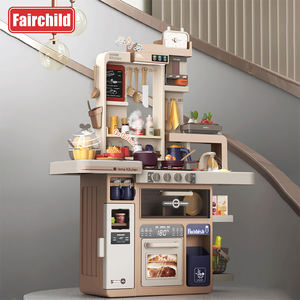 Ensemble de jeu de <span class=keywords><strong>cuisine</strong></span> réaliste pour enfants de 93 cm, simulation de cuisson électrique avec effets sonores et lumières, jouets de <span class=keywords><strong>cuisine</strong></span> en plastique pour filles - Product Image 3