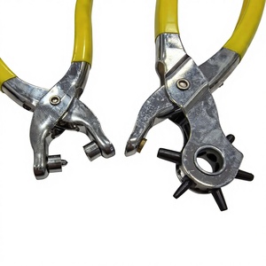 Набор инструментов для пробивания отверстий и установки люверсов из высокоуглеродистой стали с резиновой ручкой для рукоделия и творчества - Product Image 6