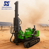 TeZhong TZ539 91KW 360 °   Pile driver solaire rotatif sur chenilles |   Équipement de forage professionnel multi-angles CE ISO9001