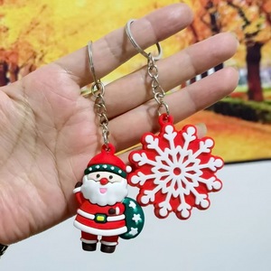 Exquisite Small Gifts Trinkets Couple Keychain Car Key Pendant Cross-Border Christmas Doll Soft Promotional Party Supplies