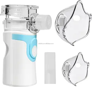 Draagbare Mini Handsfree Inhalator Stille Astma Inhalator Verstuiver Ultrasone Mesh Vernevelaar Medische Machine Voor Kinderen