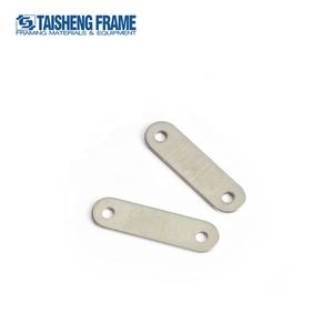 Cadre en bois TS-K350 plaques de renfort d'angle droites plates plaque de jonction en métal connecteur matériel support avec vis de fixation - Product Image 4