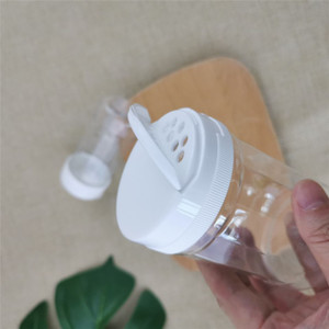 Commercio all'ingrosso eco-friendly PET plastica vasetti di spezie piccolo a buon mercato bottiglia di barattolo con Shaker coperchio per alimenti per bambini e capacità 100ml-500ml - Product Image 6