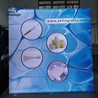 Promotion : Boîte à lumière LED portable pour exposition, affichage sans joint, certifiée CE, stand SEG pour salons professionnels de marques de luxe