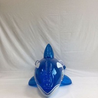 Jouets gonflables personnalisés en forme de dauphin mignon pour enfants, flotteurs de piscine, jouets à monter pour la piscine
