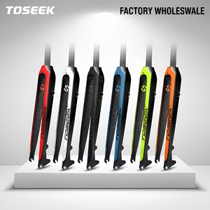 Fourche <span class=keywords><strong>VTT</strong></span> TOSEEK en Carbone Intégral, Droite et Rigide, pour Frein à Disque, Compatible <span class=keywords><strong>VTT</strong></span> et BMX 26/27.5/29 Pouces, <span class=keywords><strong>Axe</strong></span> <span class=keywords><strong>9mm</strong></span> – Vente en Gros Usine - Product Image 1