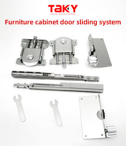 Rouleau de rail de porte coulissante pour armoire <span class=keywords><strong>Roulette</strong></span> Porte Coulissante Lourde - Product Image 3