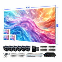Layar LED Sewa Indoor/Outdoor P2.5 untuk Latar Belakang Gereja, Pernikahan, Konferensi 960x960mm Sambungan Tanpa Celah Warna Penuh 4K HDR10+