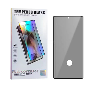 Protection d'écran en verre trempé <span class=keywords><strong>ultra</strong></span> fin 2.5D 3D avec déverrouillage par empreinte digitale et confidentialité renforcée pour Samsung S25 S24 <span class=keywords><strong>Ultra</strong></span> - Product Image 3