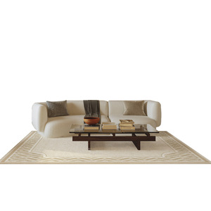 Tappeto da soggiorno retrò francese impermeabile di fascia alta in stile antiscivolo cuscino per divano da camera da letto facile da mantenere <span class=keywords><strong>set</strong></span> di <span class=keywords><strong>tappeti</strong></span> da comodino - Product Image 6