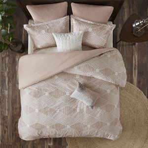 Juego de edredón DB de 6 piezas de algodón Jacquard Floral sólido impreso tejido King Super King hogar boda Hospital fundas de almohada Hotel - Product Image 3