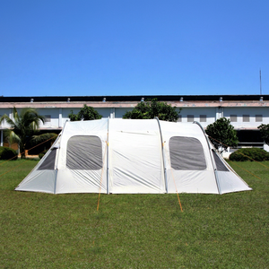 Tente tunnel OBERON, grand espace, installation facile, 4-5 personnes, montage rapide, bâche imperméable noire, grande fenêtre en maille, ventilation optimisée. - Product Image 1
