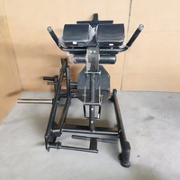 Precio de Fábrica: Máquina Comercial de Gimnasio con Carga de Discos, Doble Extensión de Cadera a 45 Grados, Máquina de Hiperextensión para Glúteos