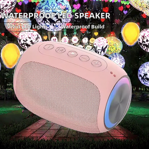 High Quality Waterproof Outdoor RGB LED Light Computer Compatible Portable Subwoofer <b>Mini</b> Party Support Music Wireless <b>Speaker</b> - Product Image 2