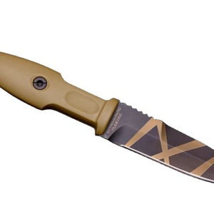 มีดยุทธวิธีคุณภาพสูง ER Consul สำหรับเอาตัวรอด ด้ามจับ FORPRENE ใบมีดสแตนเลส ปลอกมีดปรับแต่งได้ สำหรับล่าสัตว์ DIY OEM - Product Image 5