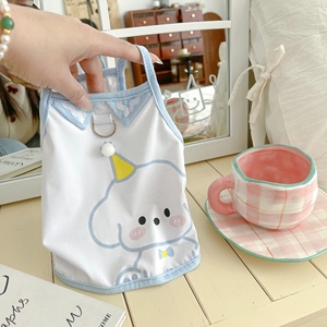 Gilet Estivo per Animali Domestici con Motivo Cucciolo Cartone Animato, Sottile, Traspirante, con Anello a D, per Cani e Gatti - Product Image 5