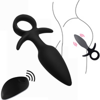 Vibrations-Analplug, 10 Vibrationsmodi, wiederaufladbar, Vibrator mit Fernbedienung, geeignet für männliche und weibliche Paare