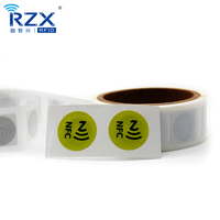 Étiquette NFC programmable personnalisée RZX 13,56 MHz, autocollant enroulable en papier étanche, insert humide pour livres d'éducation préscolaire