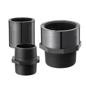 Conector de Rosca Macho de PVC Directo UPVC, Conector Rápido de Rosca Interna y Externa Doble, Accesorios para Uso Interno y Externo - Product Image 1