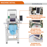 Offre Spéciale Machine à broder à tête unique à 15 aiguilles conçoit une machine à broder informatisée pour vêtements