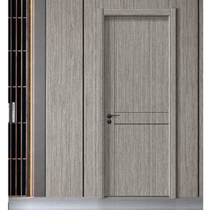 Porte d'entrée et cadre en bois composite Hihaus <span class=keywords><strong>Nyatoh</strong></span>, contreplaqué, âme pleine, placage bois dur - Product Image 5