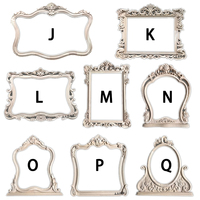 Miroir sur pied en bois massif non peint, style européen orné, respectueux de l'environnement, pour chambre et appartement