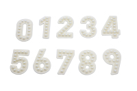 Broderie personnalisée avec Logo, pas cher, serviette de broderie colorée, lettres Chenille, patchs de broderie, application