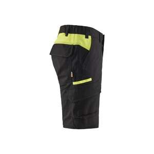 BLAKLADER - 144618329933C54 Industry <b>shorts</b> <b>stretch</b> Black/Yellow - EAN 7330509758465 <b>WORK</b> TROUSERS <b>WORK</b> <b>SHORTS</b> - Product Image 4