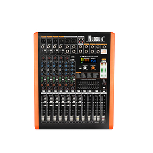 Console de <span class=keywords><strong>mixer</strong></span> de áudio, de alta qualidade, 8 canais, efeito digital, profissional, mistura, console - Product Image 1