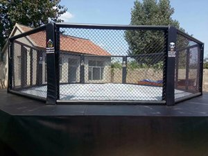 <span class=keywords><strong>Prix</strong></span> d'usine <span class=keywords><strong>Cage</strong></span> d'octogone MMA <span class=keywords><strong>UFC</strong></span> de norme internationale pour la compétition Logo personnalisé disponible - Product Image 5