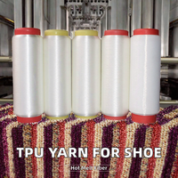 Fil monofilament DTY 100 % polyester thermofusible pour tricotage volanté, empeignes de chaussures et tissage textile