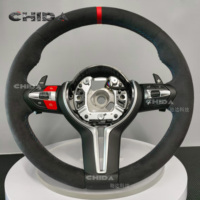Volant en daim rouge M Sport M1 M2, adapté aux BMW F01 E90 F06 F07 F10 F15 F16 F22 F30 F36 F80 F87 X3 X4 X5 X6