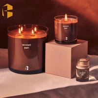 FUBEI LIVING Vente en gros de bougies parfumées de luxe haut de gamme, design haut de gamme, huile essentielle d'aromathérapie de haute qualité, bougie parfumée à la cire de soja, coffret cadeau