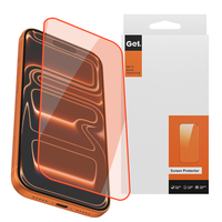 Protection d'écran en verre trempé anti-rayures 9H en aluminium haute qualité, personnalisée en usine (OEM), avec filtre lumière rouge pour iPhone 16 17 18 Pro Max Air