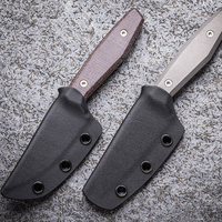 Usine en plein air randonnée chasse Orange G10 personnalisé tactique Camping couteau à lame fixe avec gaine Kydex