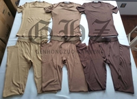 Ensembles de vêtements de détente pour femmes avec logo personnalisé, collection essentielle pour l'automne, ensemble deux pièces en coton côtelé, leggings et haut court