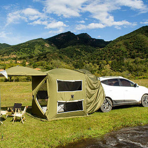 <span class=keywords><strong>Auvent</strong></span> de camping pliable et connectable pour <span class=keywords><strong>hayon</strong></span> de voiture, tente arrière pour SUV et fourgonnette, idéal pour le glamping et les événements en plein air - Product Image 2