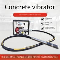 Professioneller interner Benzin-Betonrüttler mit 5,5 PS Motor, hohem Drehmoment und 28/35/45 mm Nadelkit für