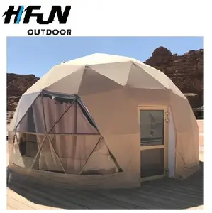 Tenda Kubah Marquee Bulat, Pesta Luar Ruangan 33 Meter Persegi Tahan Air Geodesic