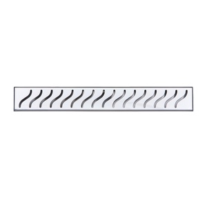 Long drain de sol linéaire en acier inoxydable SS304 SS316Drain de sol linéaire salle de bain attrape-cheveux pas de couvercle de vidange d'insertion de carrelage - Product Image 2