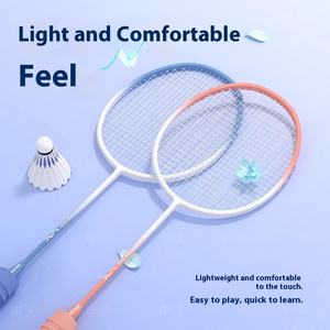 Raquette de <span class=keywords><strong>Badminton</strong></span> professionnelle véritable magasin phare en Fiber de carbone hommes femmes amateur Junior Ultra-léger PU Grip tissé <span class=keywords><strong>Double</strong></span> - Product Image 5