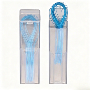 Hilo Dental Ortodóntico para Brackets, Herramienta de Limpieza Interdental Premium, Extremo Rígido para Puentes e Implantes Ck2276 - Product Image 2