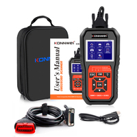 Lecteur de codes OBD2 KONNWEI KW480, adaptateur de réinitialisation OIL TPMS, scanner de systèmes complets, outils de diagnostic automobile