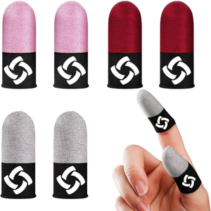 Găng tay chơi game chuyên nghiệp có logo tùy chỉnh: Sợi bạc 0.3mm, siêu mỏng, chống mồ hôi & thoáng khí, bảo vệ ngón tay cái dành cho PUBG - Product Image 1