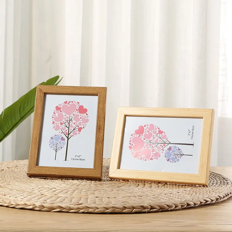 Wholesale Custom New Trend Style Eco-Friendly Table Picture Frame Simple Photo Frame Calligraphy Hanging Wall Picture Frame