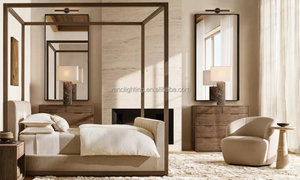 Arandelas de Parede Nórdicas em Latão e Aço, Luminária Linear de Alumínio Feita à Mão para Interiores, Casa, Banheiro e Lavatório - Product Image 5