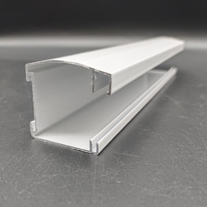 Riel de Cortina en Forma de U de Aleación de Aluminio, Barra Superior para Persianas Venecianas, Fácil Instalación, Diseño Moderno, Color Blanco - Product Image 2