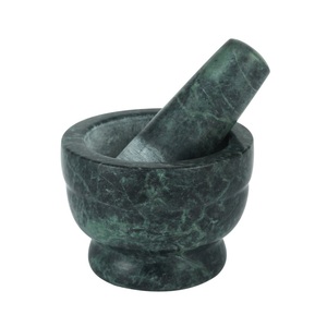 Juego de mortero y Maja de granito Cuenco de guacamole <span class=keywords><strong>Molcajete</strong></span> Molinillo de <span class=keywords><strong>piedra</strong></span> natural para especias, condimentos, pastas, Pestos y guacamole - Product Image 2