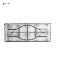 Tables carrées, table pliante, table pliante en plastique, table pliante de 3 pieds, table pliante de 6 pieds