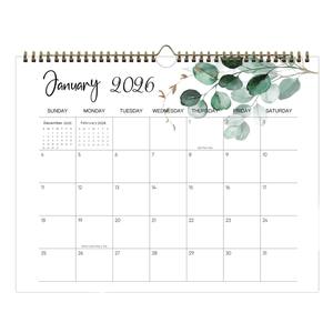 <span class=keywords><strong>Calendrier</strong></span> de bureau et mural 2026-2027 en anglais, compte à rebours pour le commerce extérieur, planificateur 365 jours, <span class=keywords><strong>calendrier</strong></span> mensuel non promotionnel - Product Image 6
